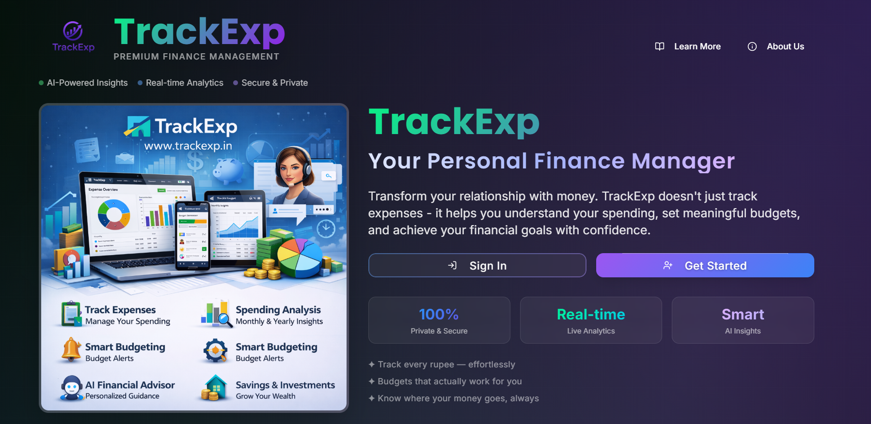 TrackExp — Personal Finance Manager