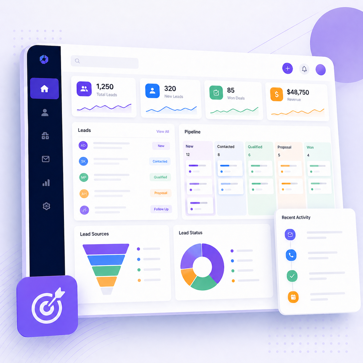 CRM and lead management service preview